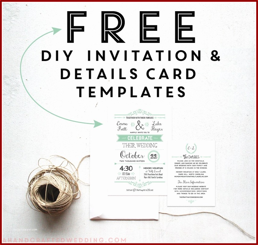 Online Editable Wedding Invitation Templates Free Download