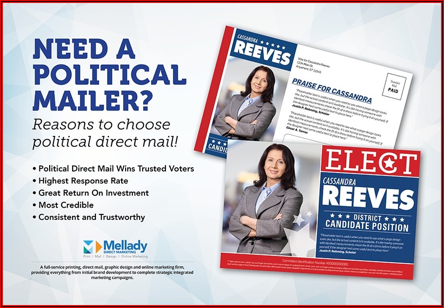 Political Campaign Mailer Template