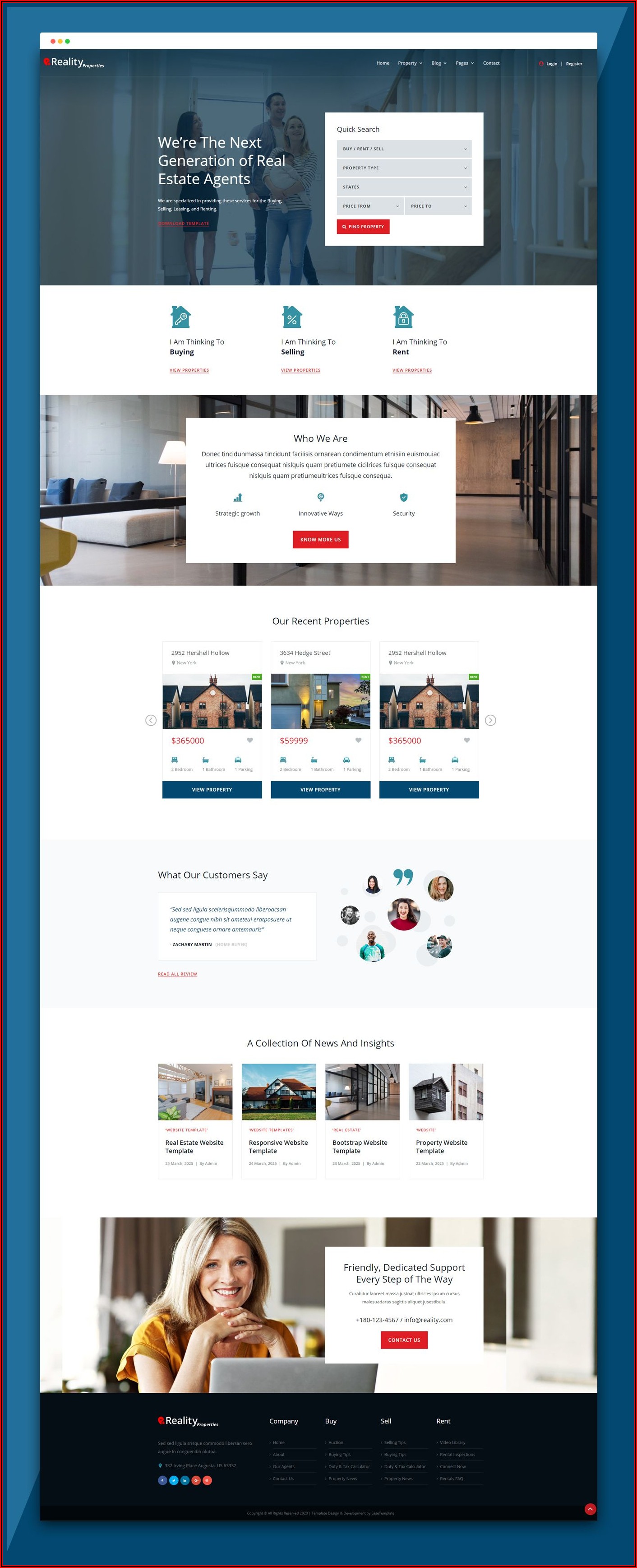 Real Estate Classifieds Templates