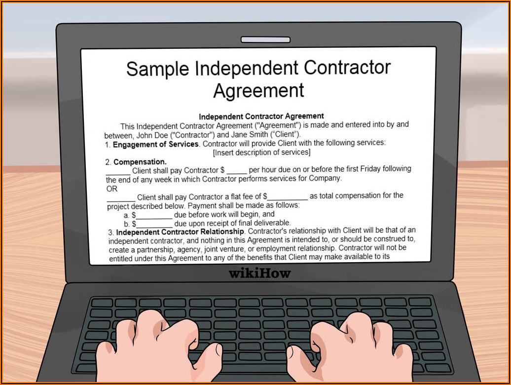 1099 Subcontractor Agreement Form