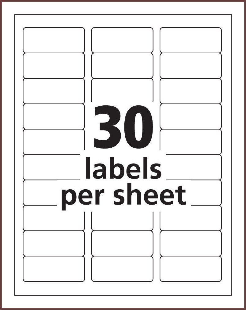 Avery A4 8 Labels Per Sheet Template