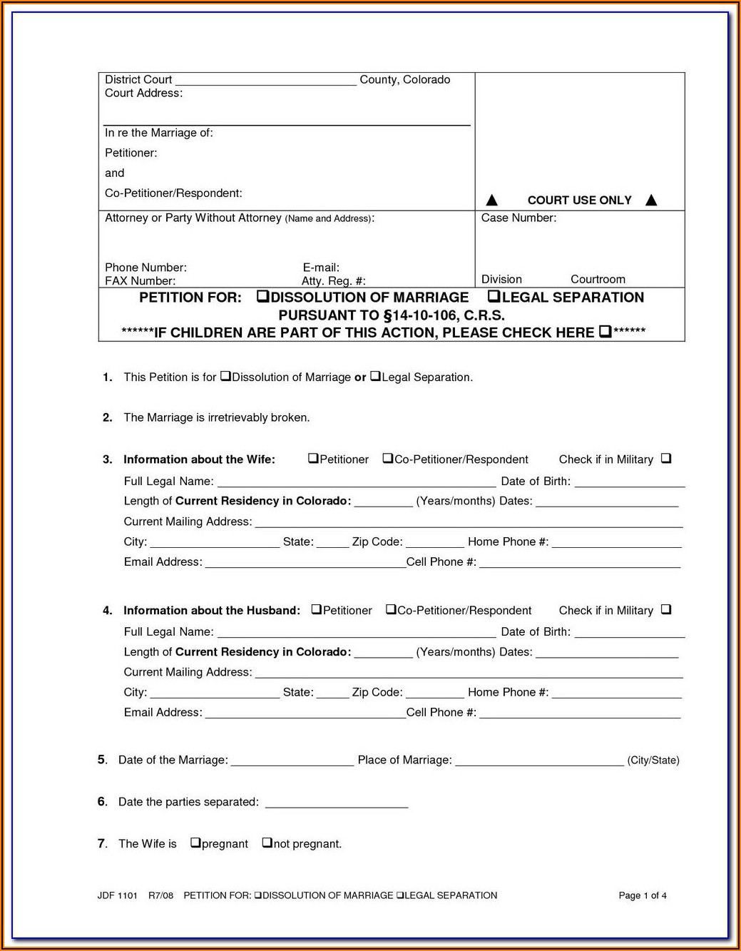 Broward County Simplified Divorce Forms