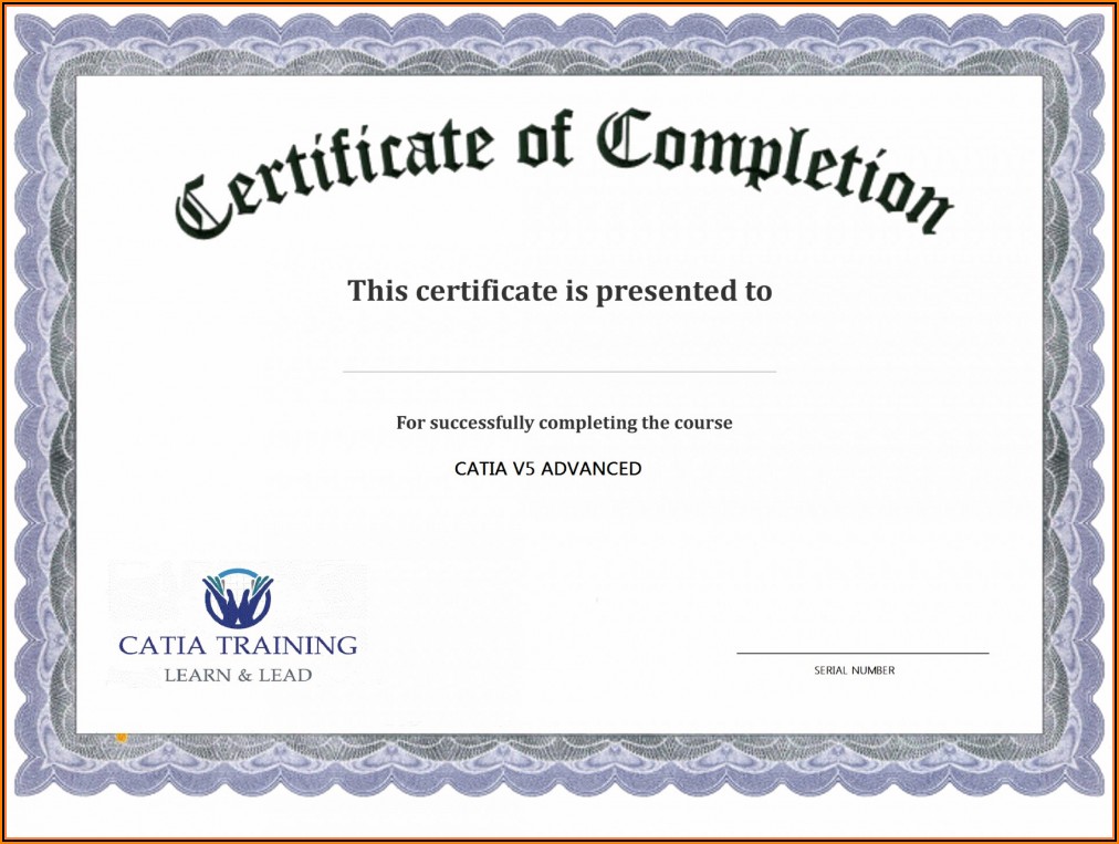 Forklift Training Certificate Template Free