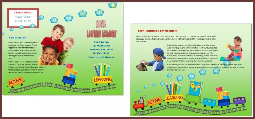 Free Child Care Flyer Templates Word