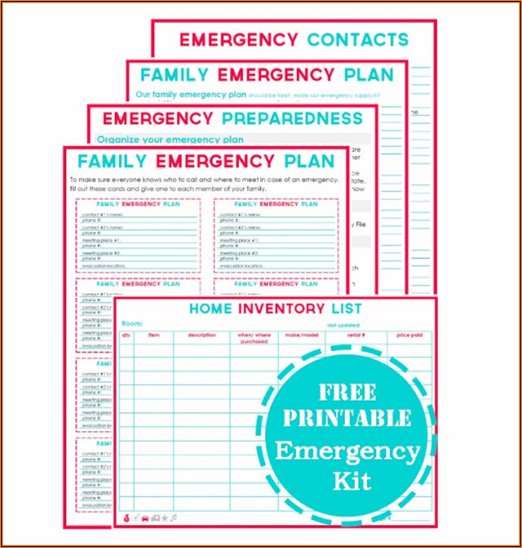 Home Health Emergency Preparedness Template