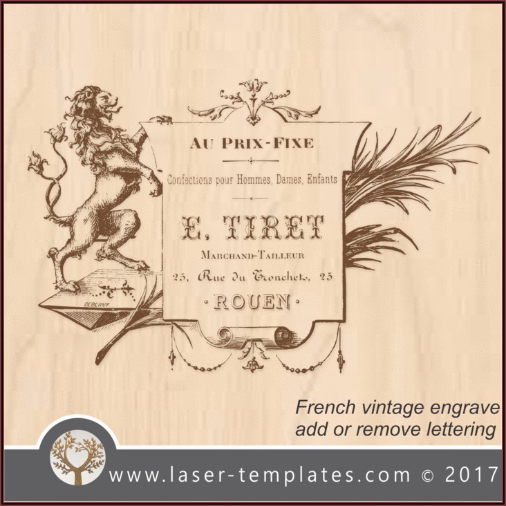 Laser Engraving Templates For Sale