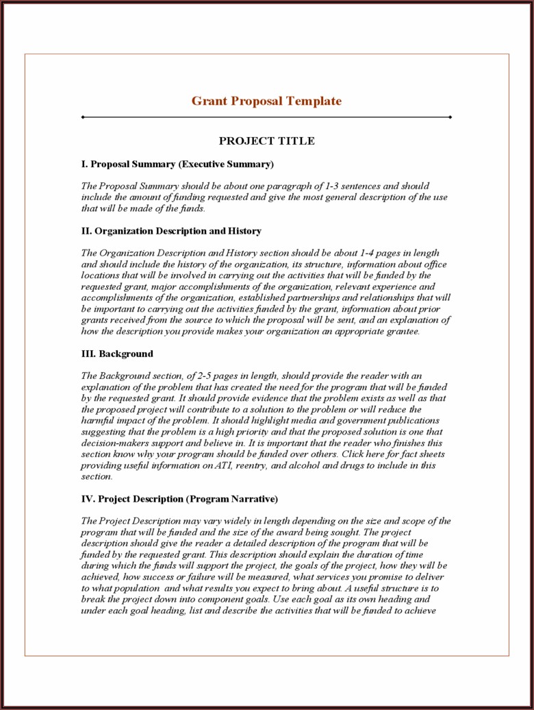 Ngo Project Proposal Template Pdf