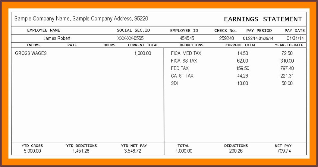 Payroll Invoice Template Free