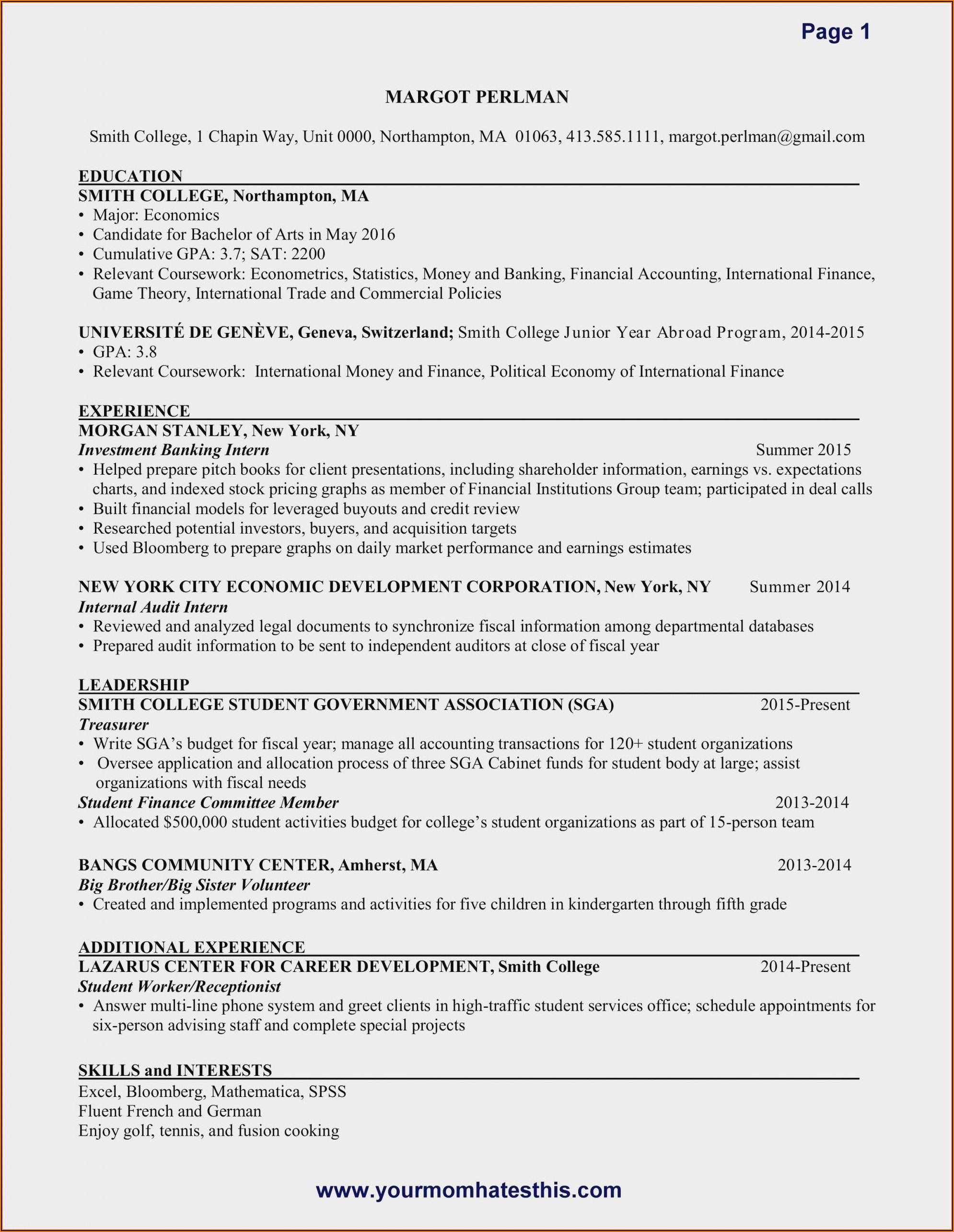 Resume Examples For Nurses Assistant