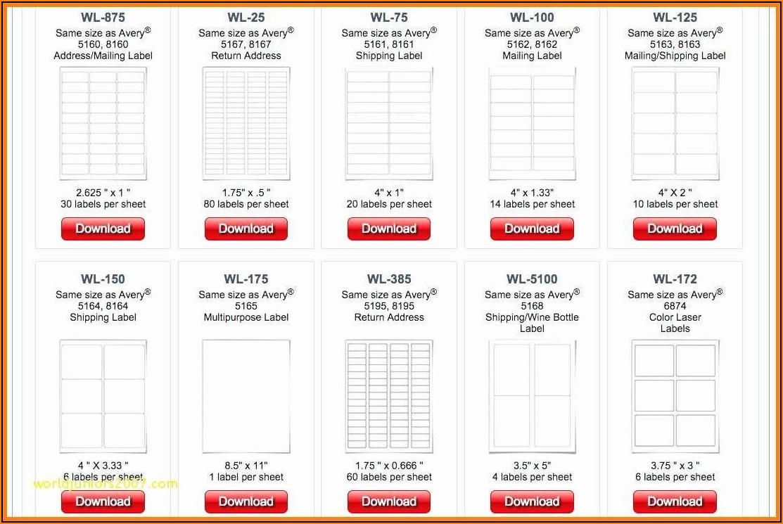 Staples Mailing Labels Template 5163