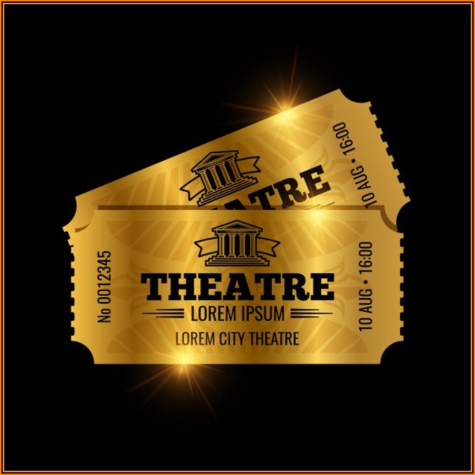 Theatre Ticket Voucher Template