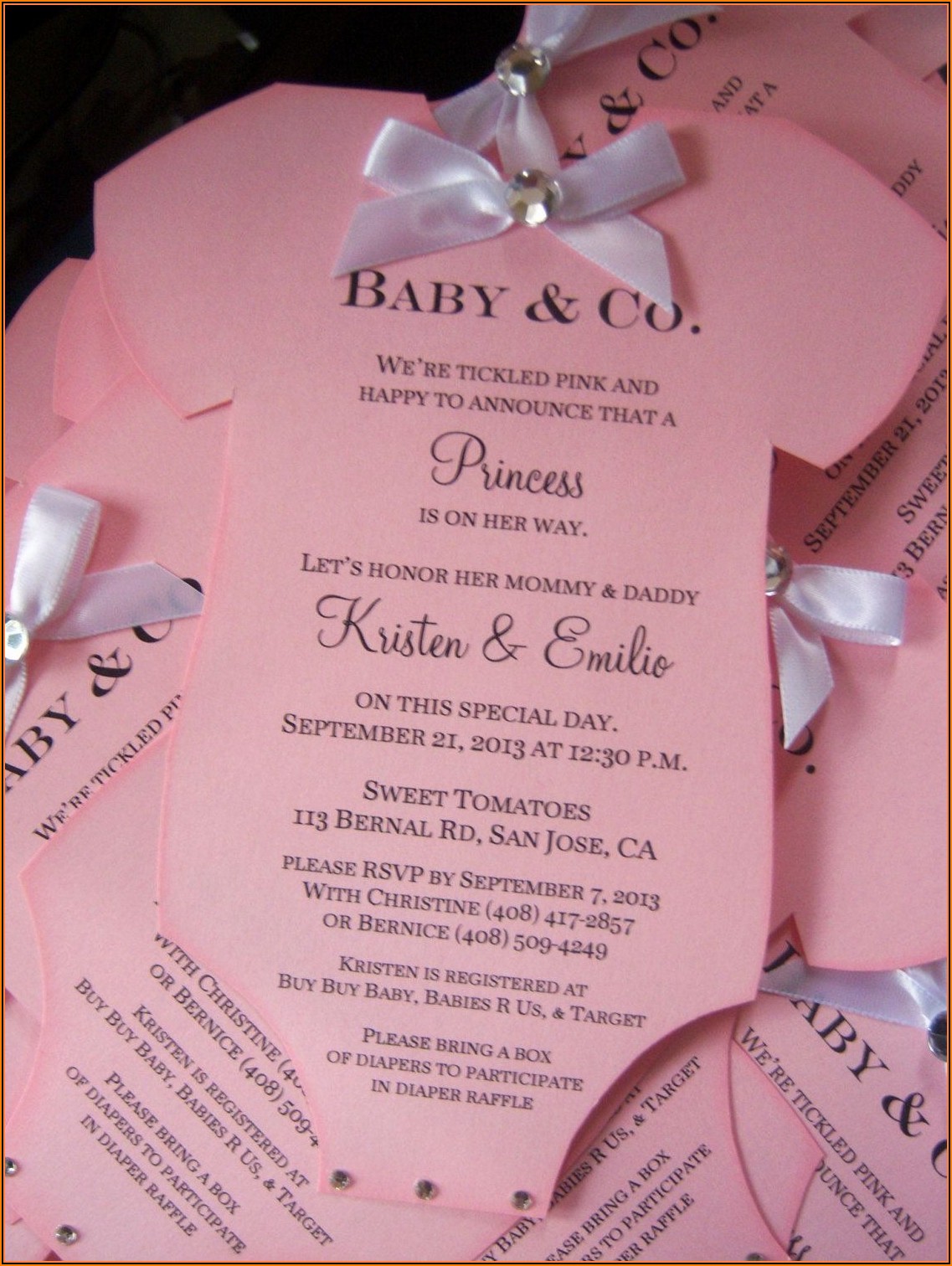 Tiffany And Co Baby Shower Invitation Template