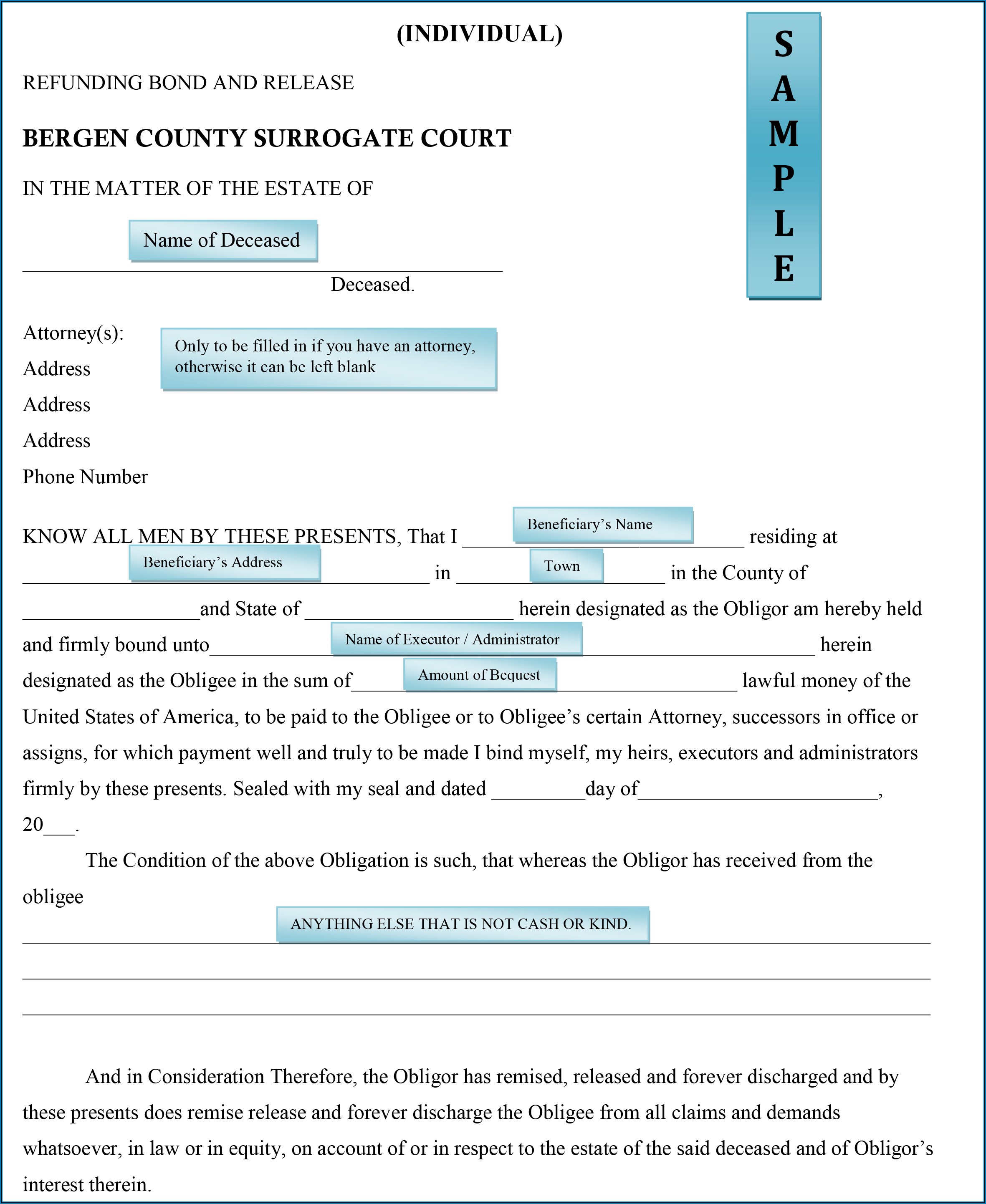 Essex County Surrogate Court Forms