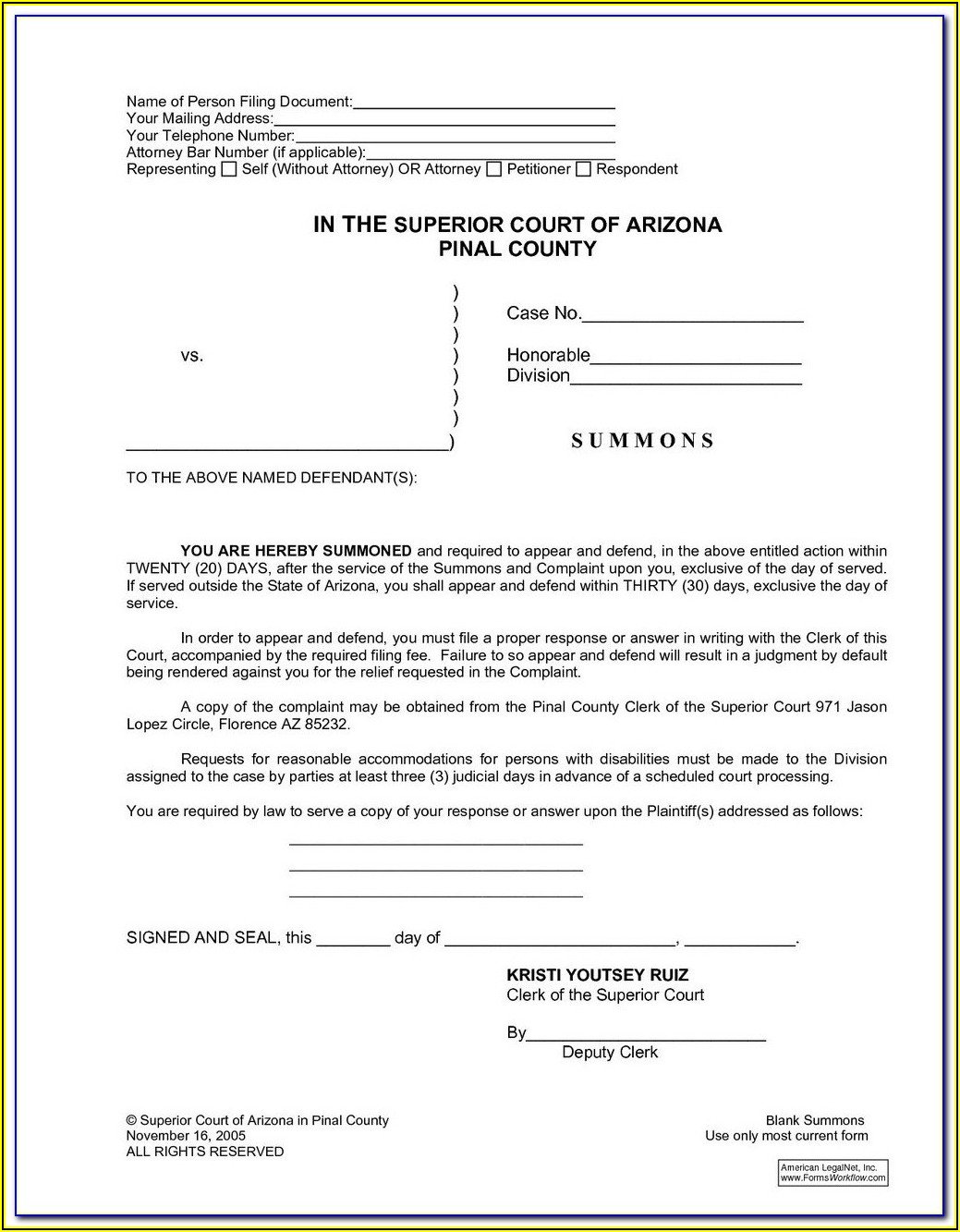 Fulton County Superior Court Divorce Filing Fee