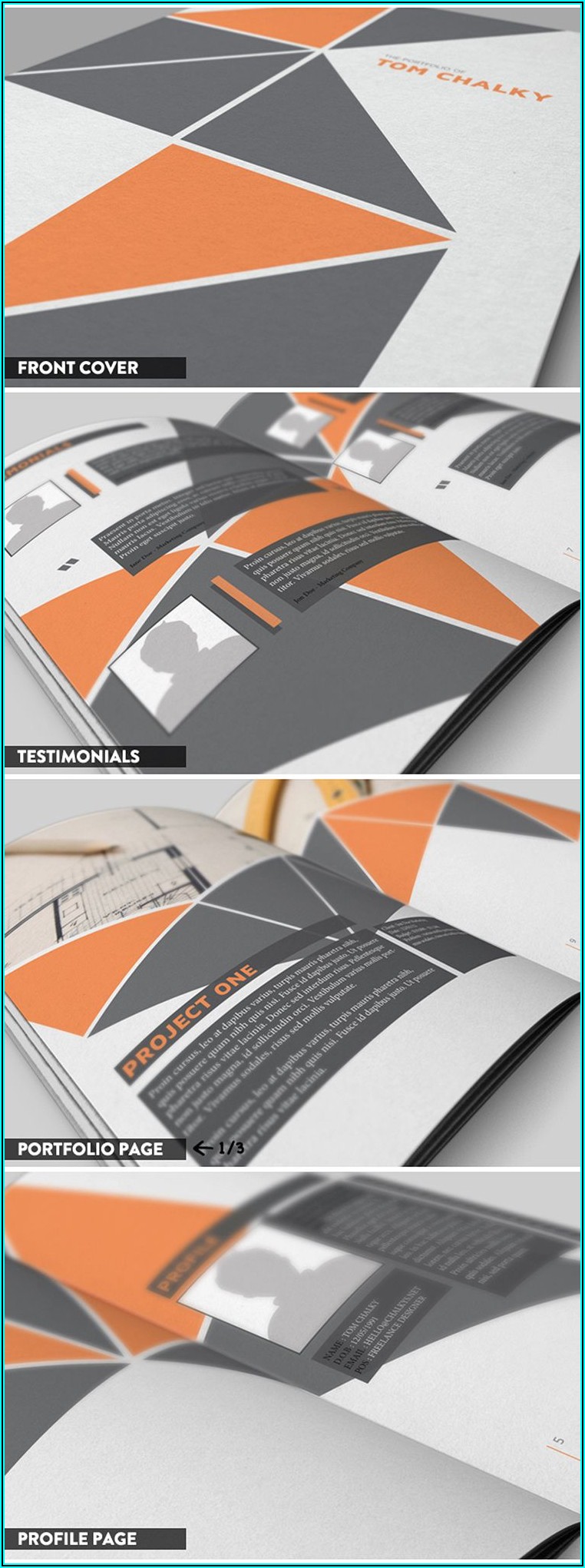 Graphic Design Portfolio Template Indesign Free Download