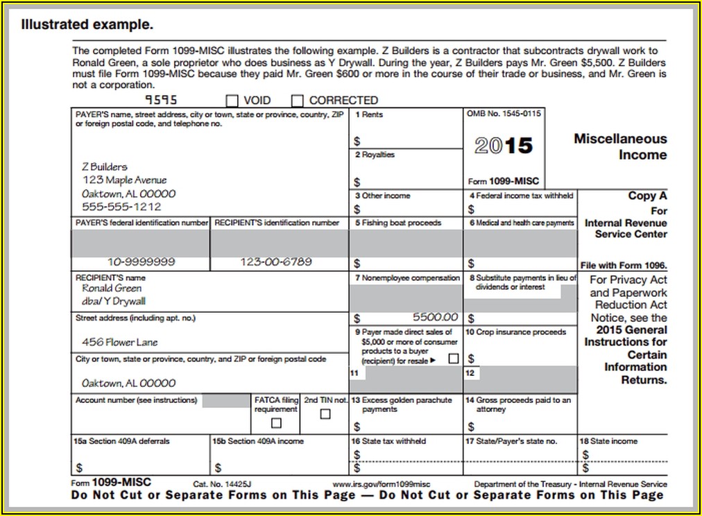 How To Fill Out 1099 Form For Independent Contractor