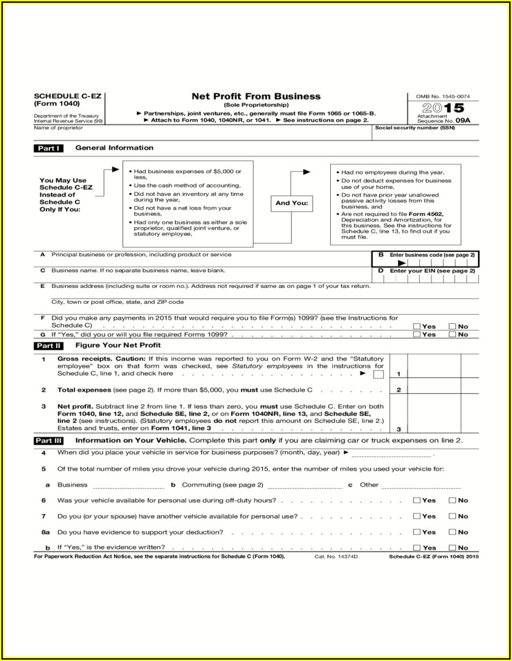 Irs 2014 Tax Forms