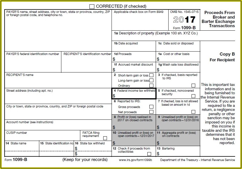 Irs Form 1099 Int Instructions 2019