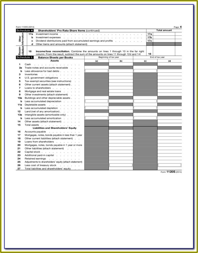 Irs Form 1120 Instructions 2013