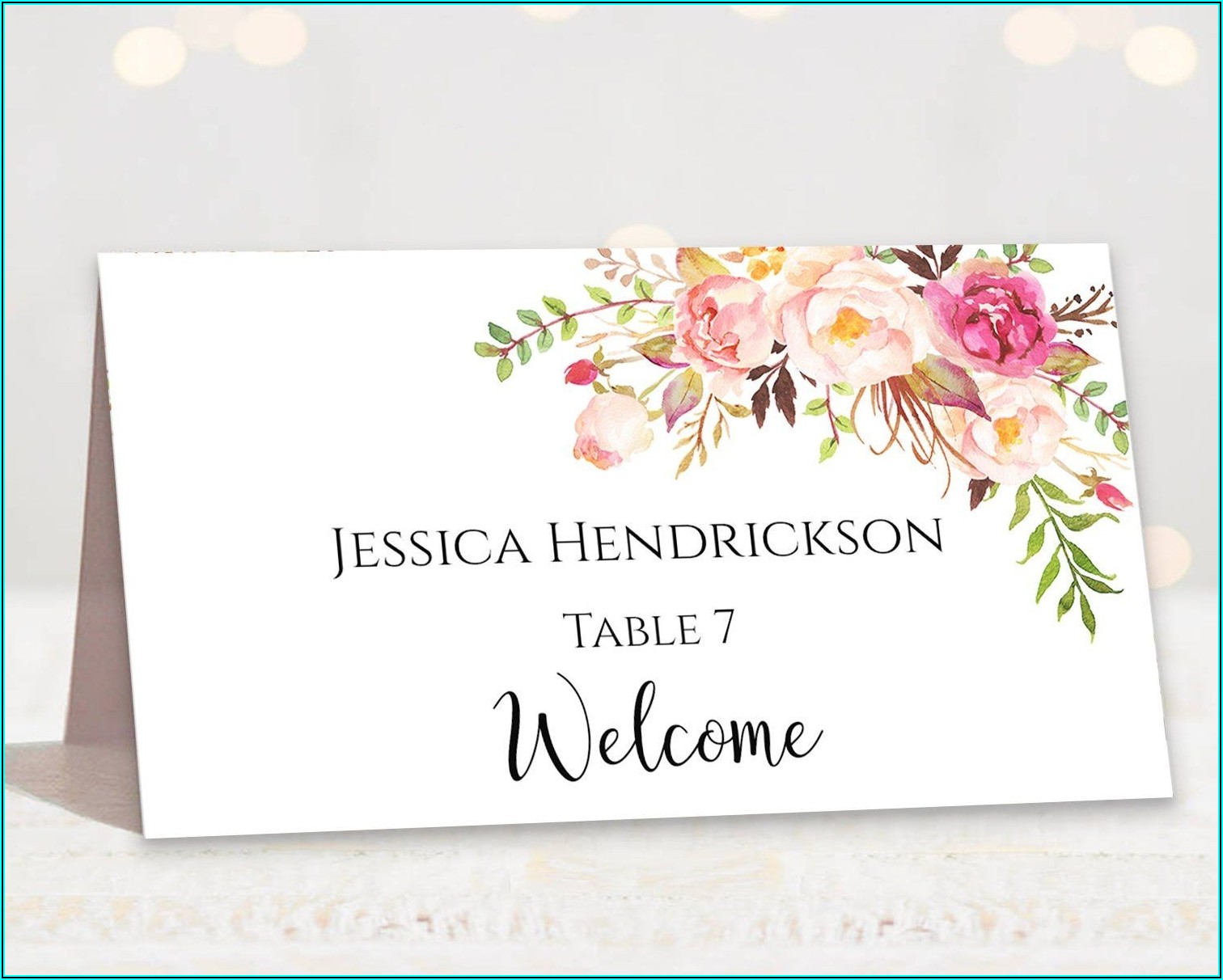 Wedding Reserved Seating Signs Template