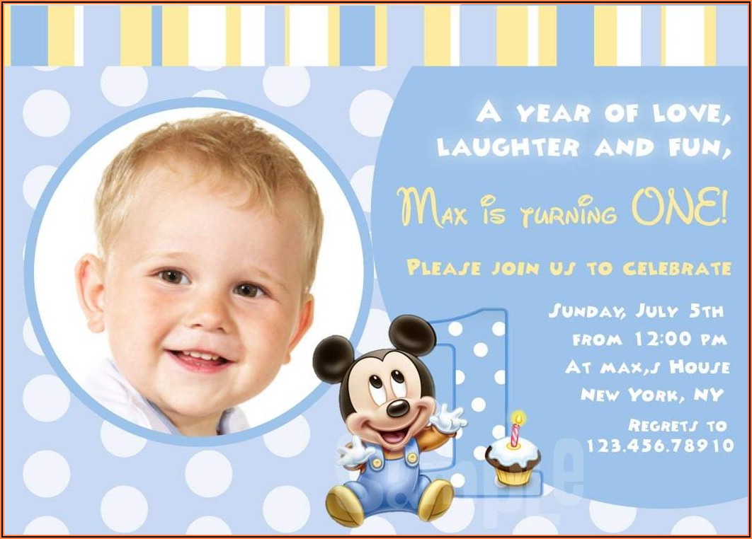 1st Birthday Invitation Card For Baby Boy In Telugu