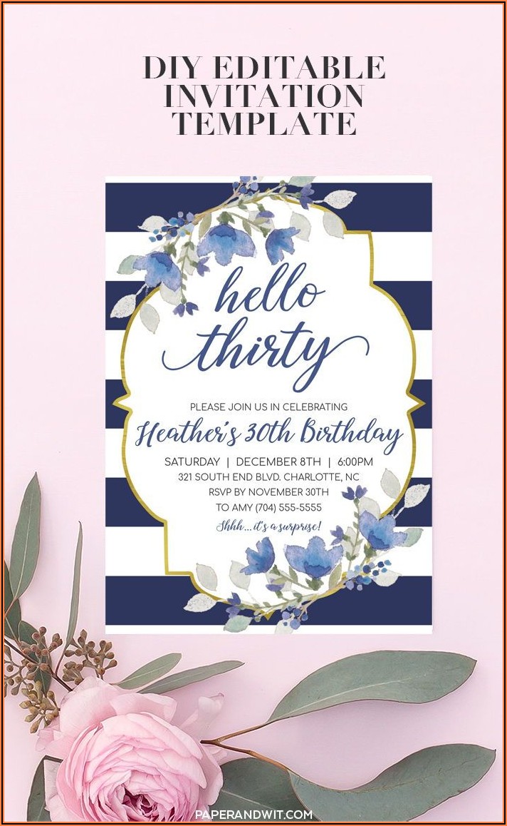 70th Birthday Invitations For Her