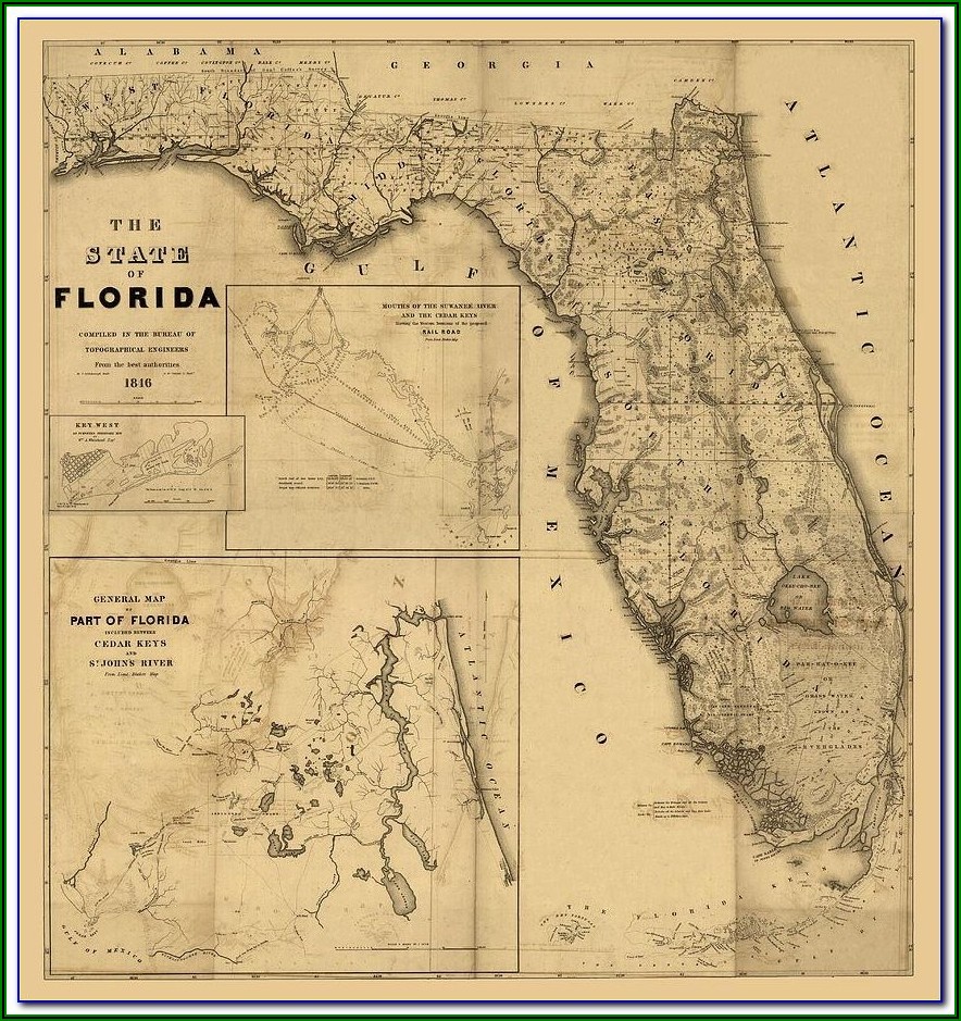 Antique Florida Maps