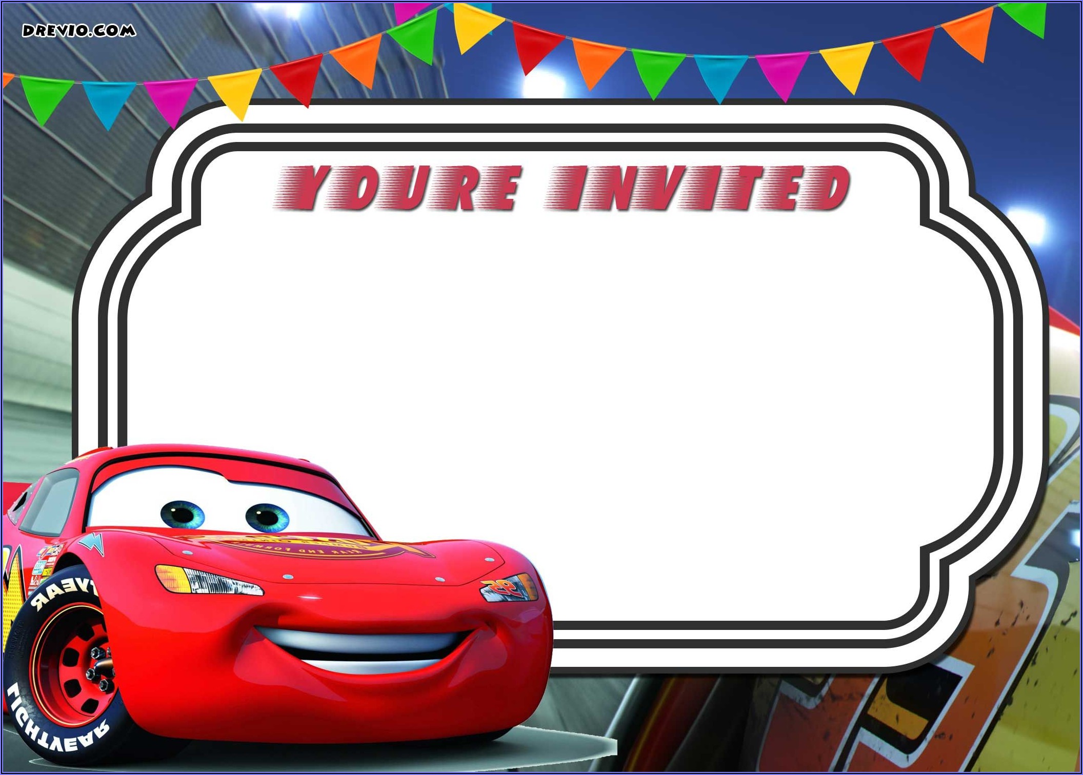 Cars Invitation Template Free