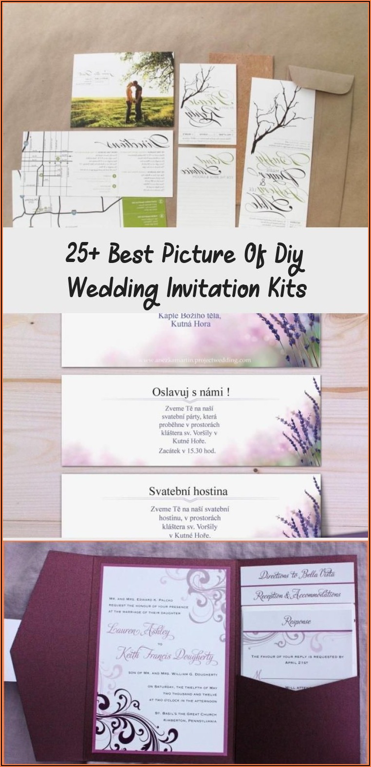 Diy Wedding Invitation Kits
