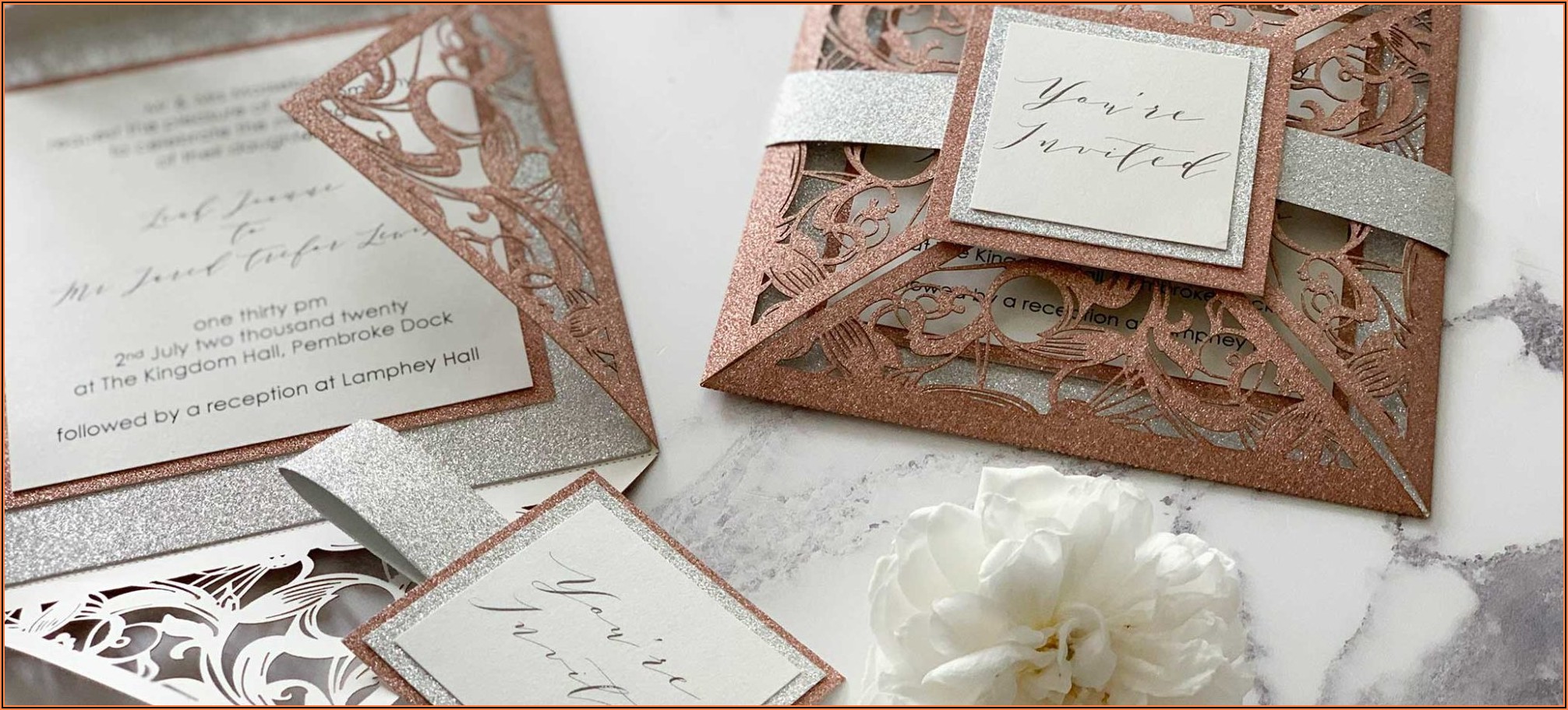 Elegant Wedding Invitation Cards Uk