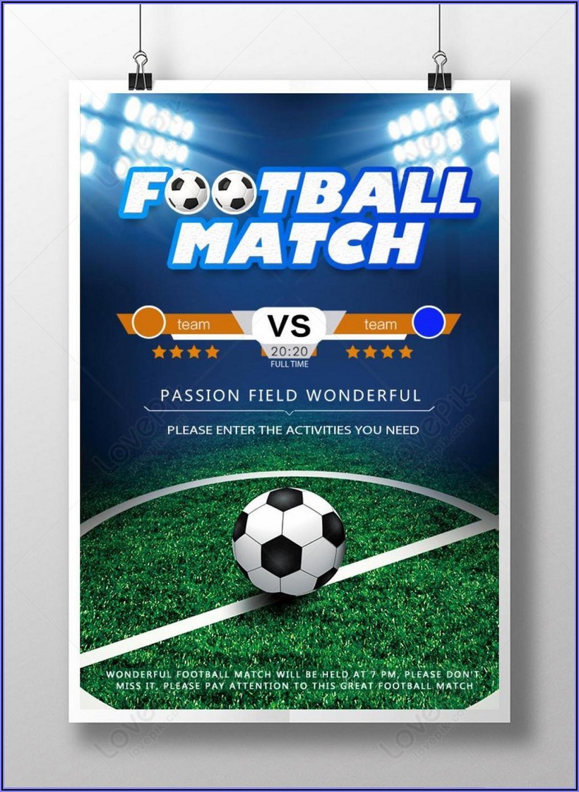 Football Poster Template Download