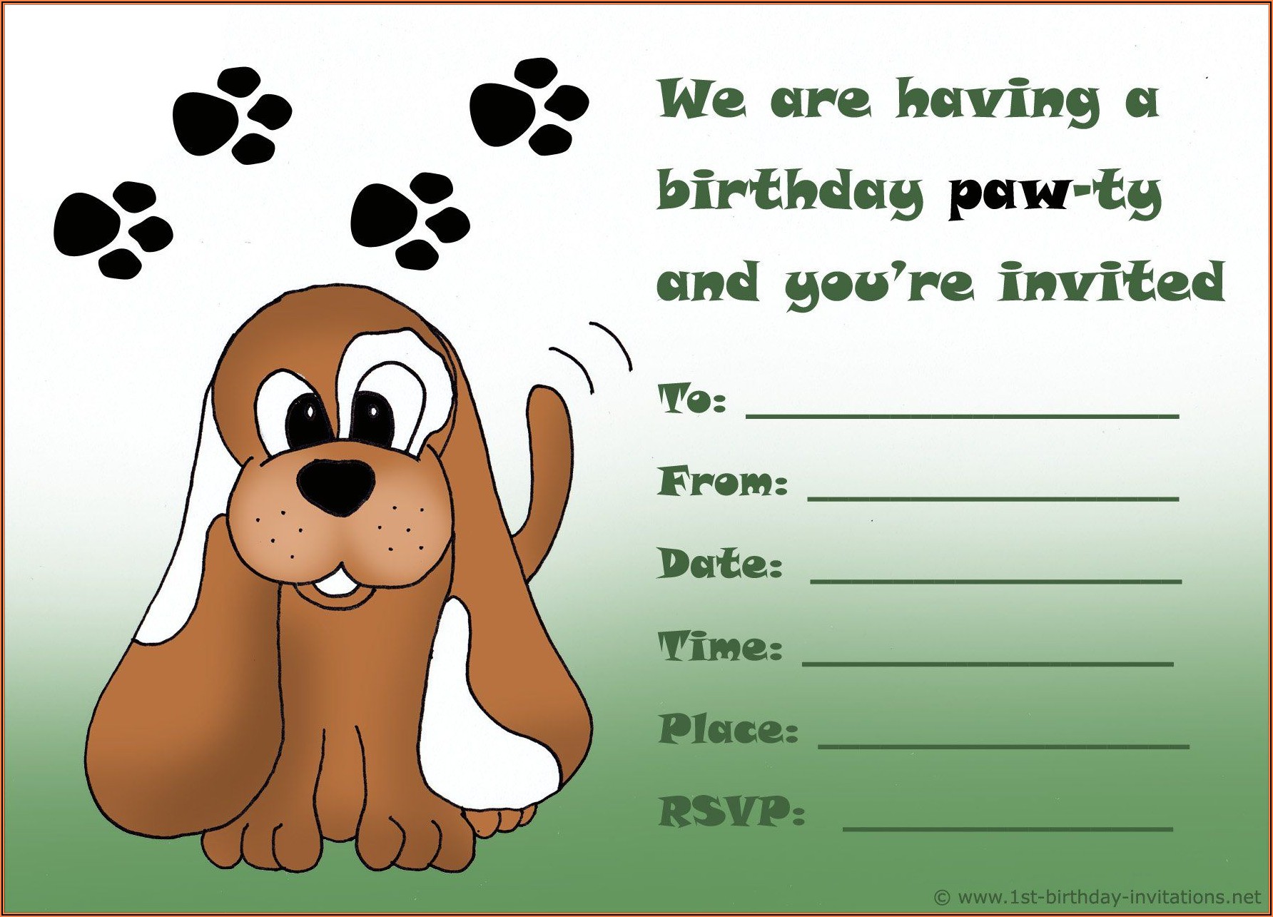 Free Boy Birthday Invitations Printable