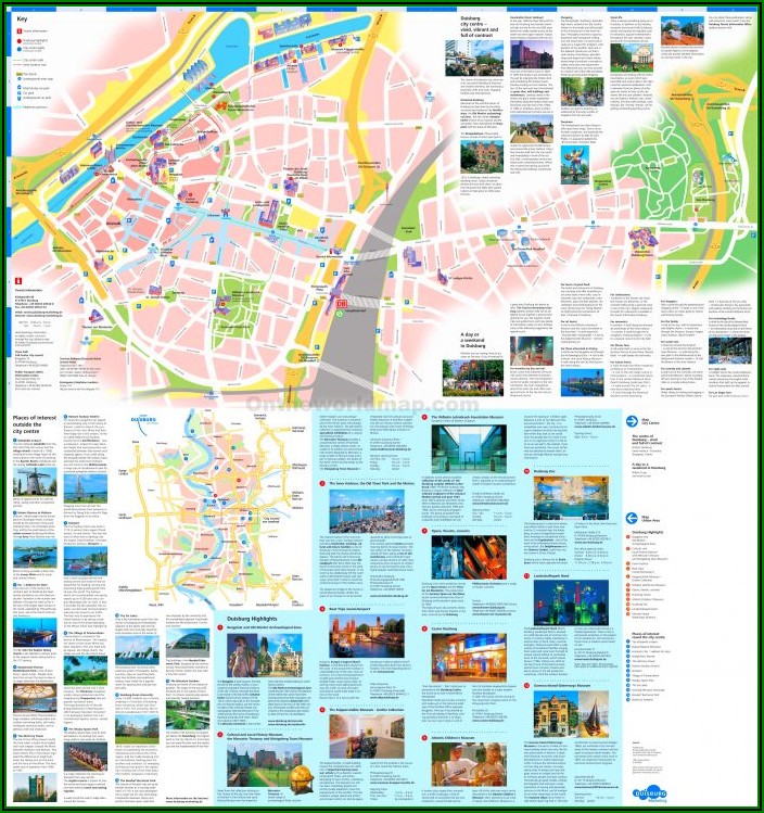 Free Tourist Map Of Paris