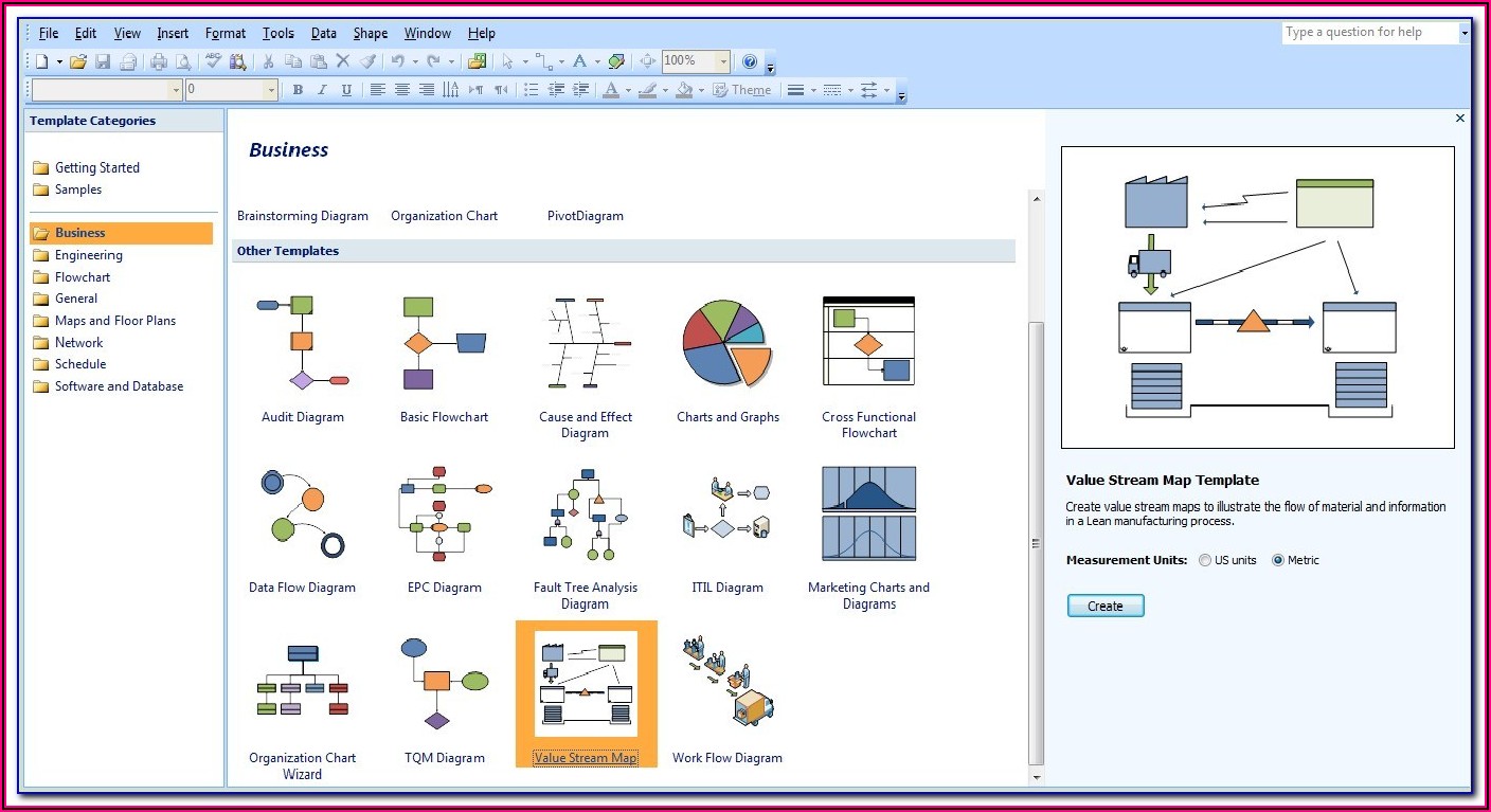 Free Visio Value Stream Mapping Template