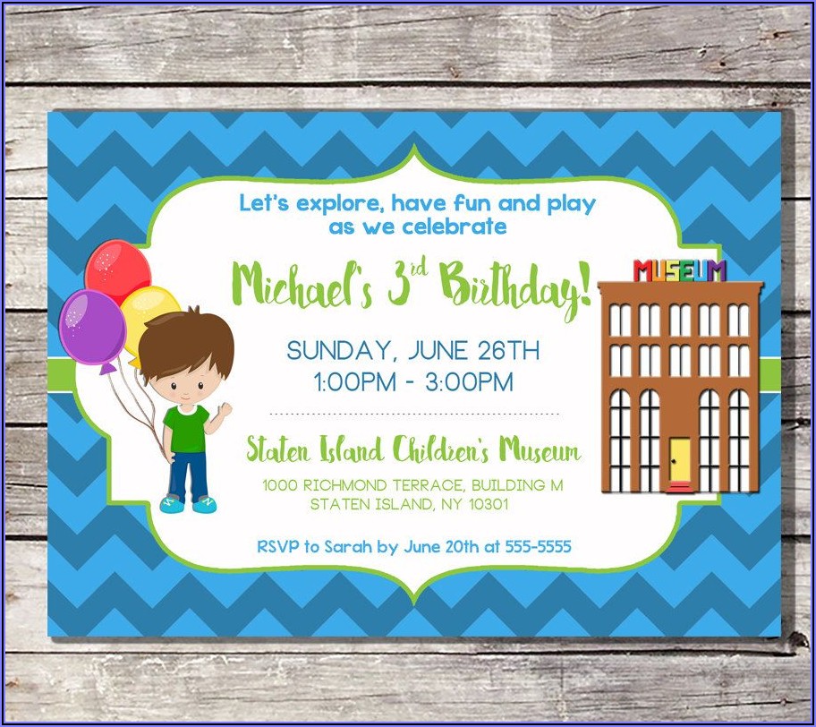 Kid Birthday Invitations Printable