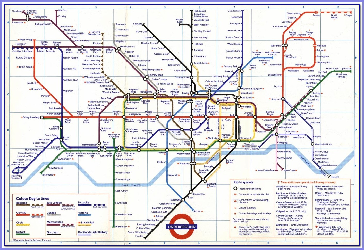 London Tube Map Artwork