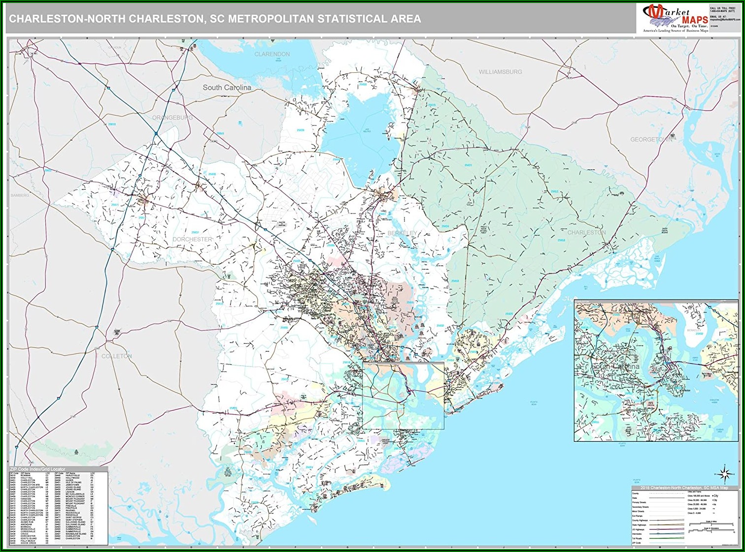 Map Charleston Sc Area