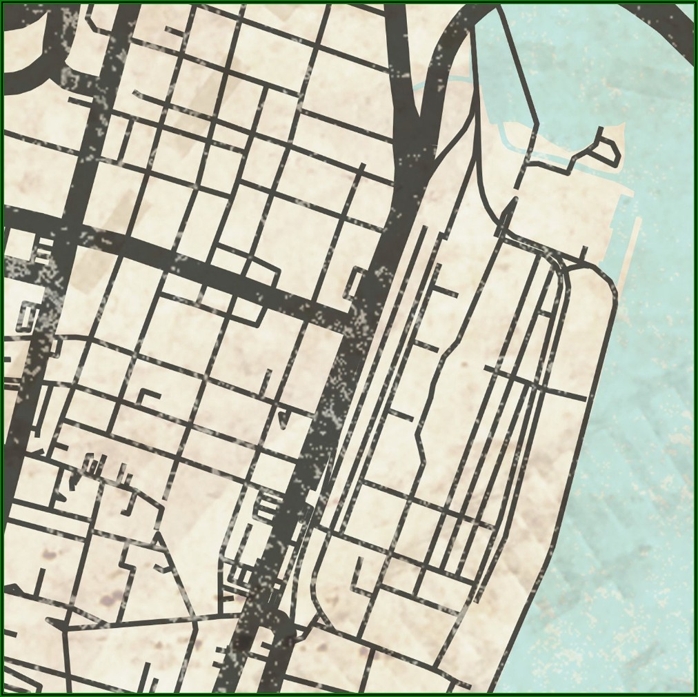 Map Downtown Charleston Sc