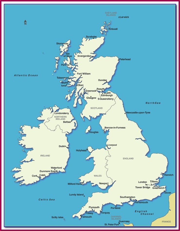 Map Of British Isles And Ireland