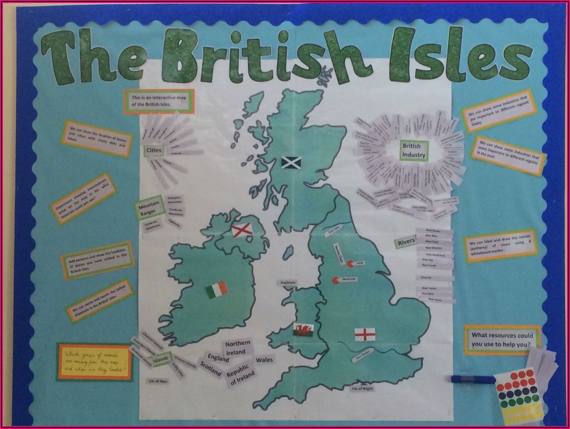 Map Of British Isles Outline