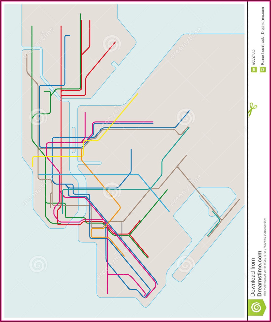 Map Of New York Subway Station