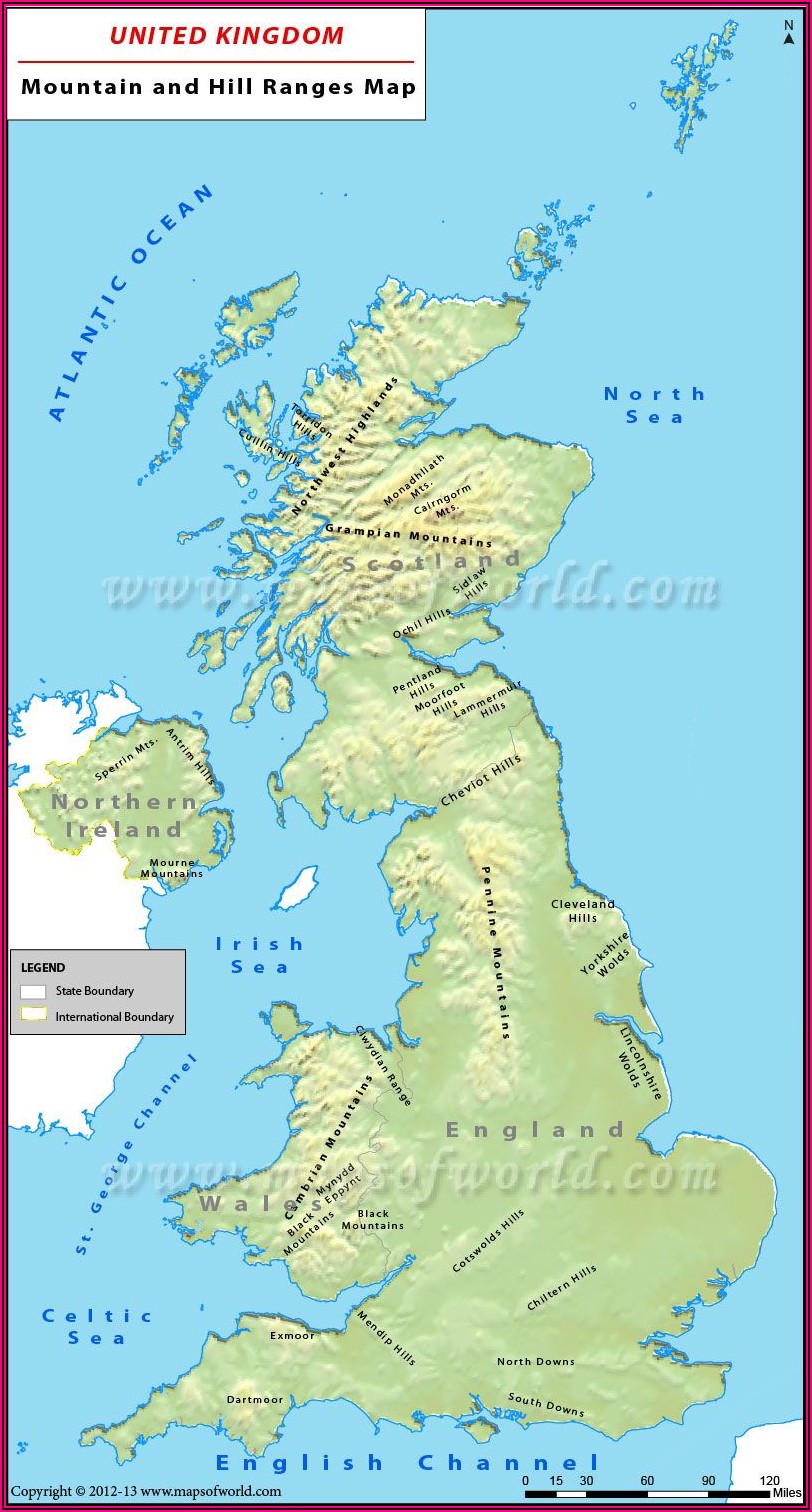 Map Of Uk Isles