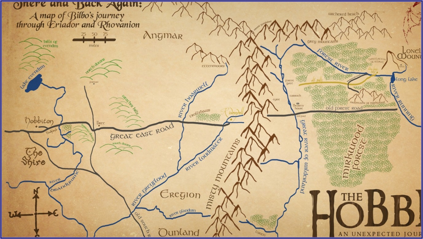 Maps Of The Hobbit