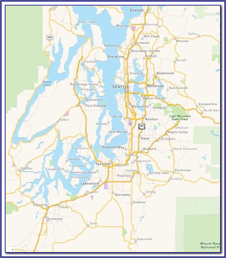 Marine Area 11 Puget Sound Map