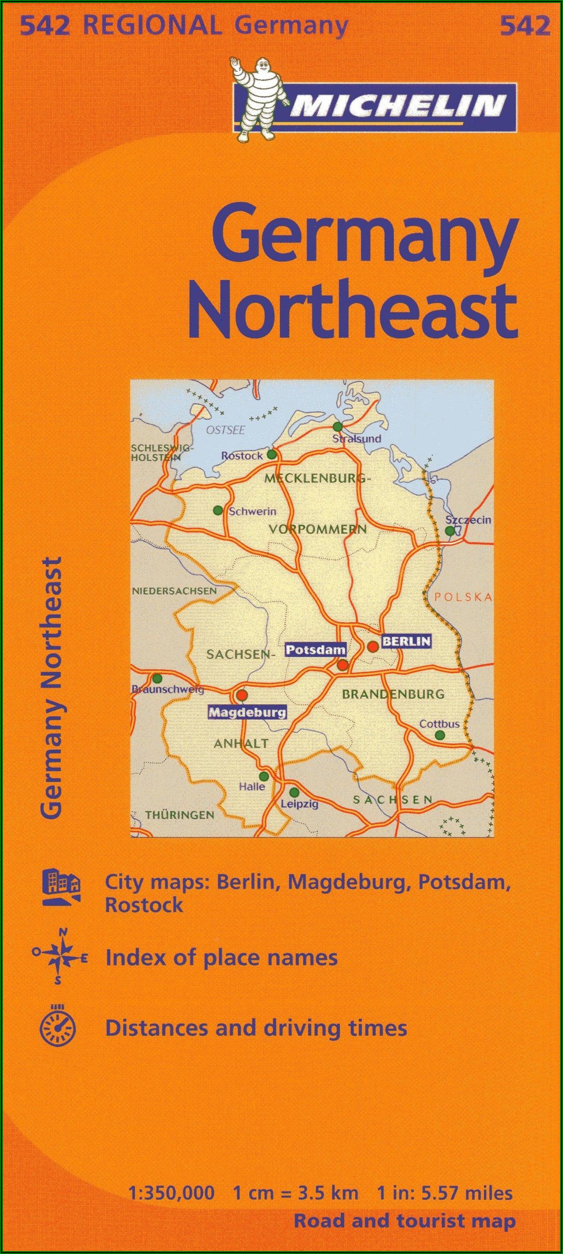 Michelin Regional Maps Germany