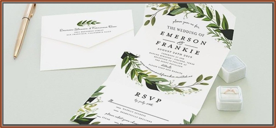 Minted All In One Wedding Invitations Review