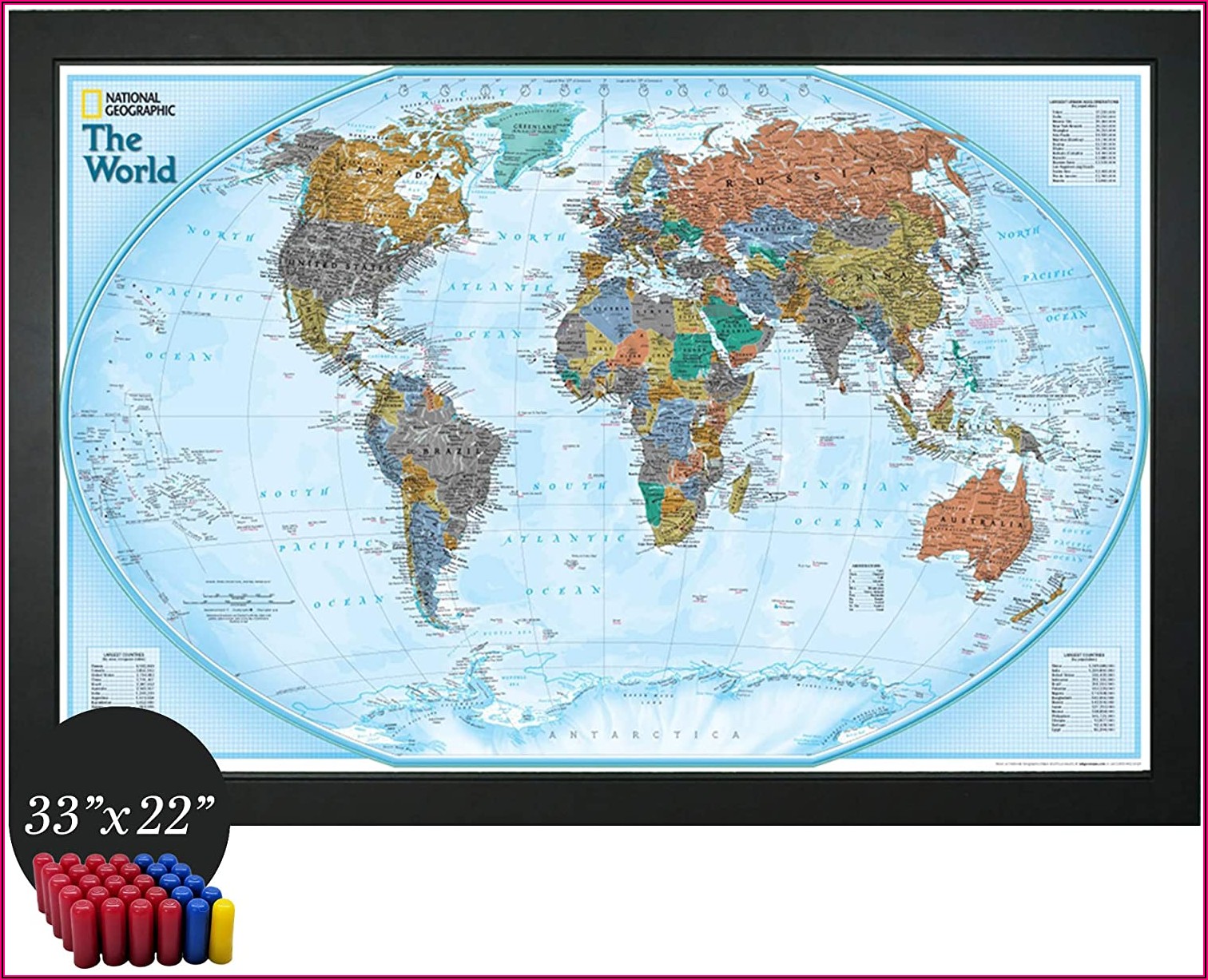 National Geographic Interactive Map Of The World