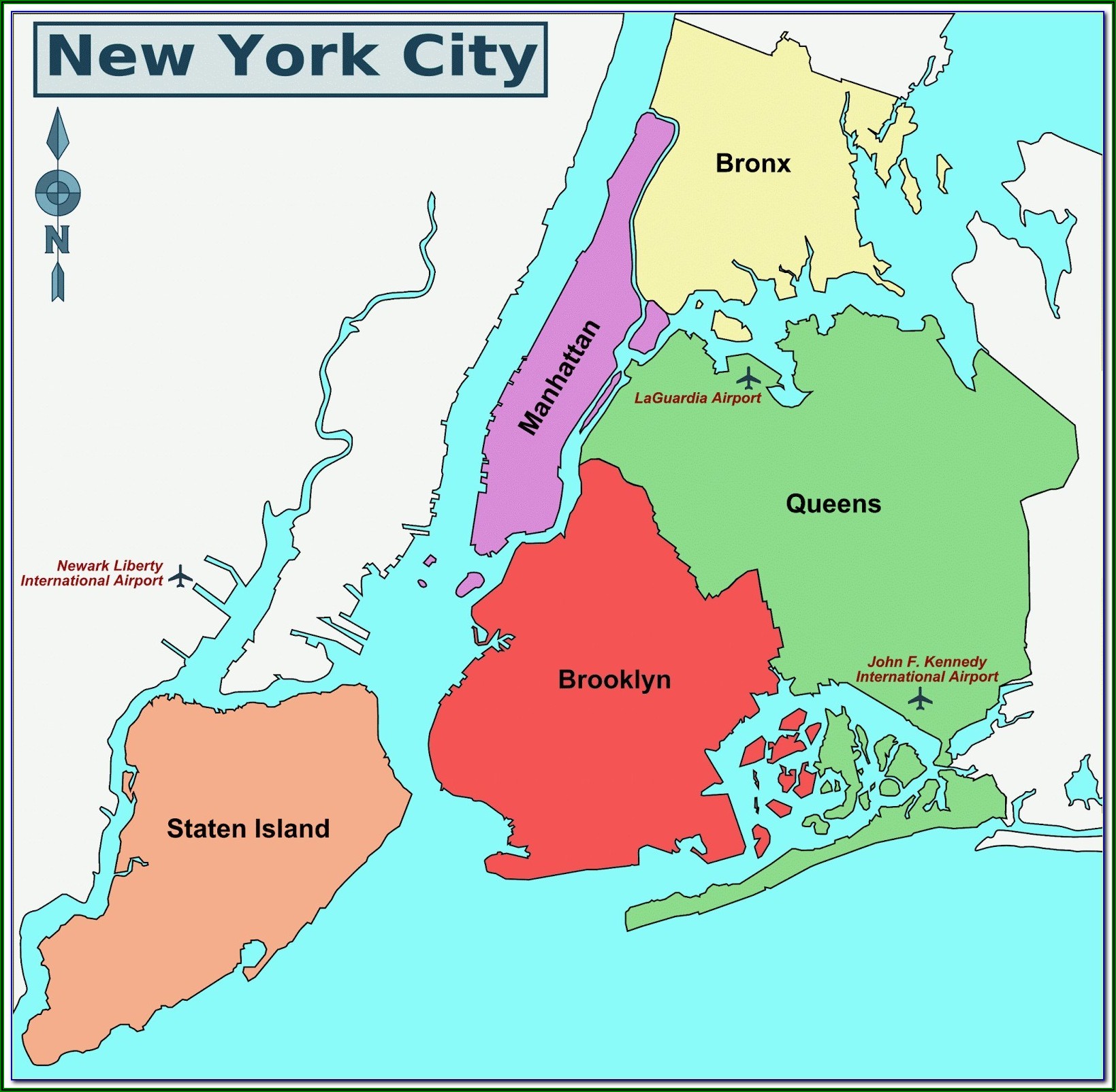 New York City Sightseeing Map Pdf