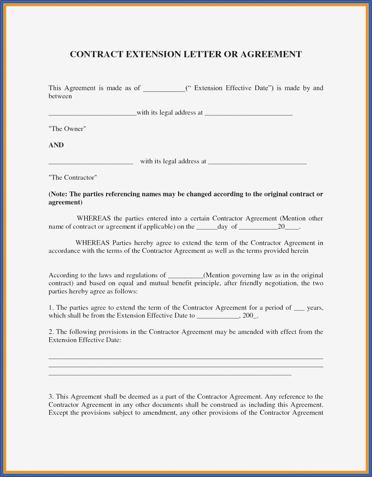 Partnership Agreement Contract Template Pdf