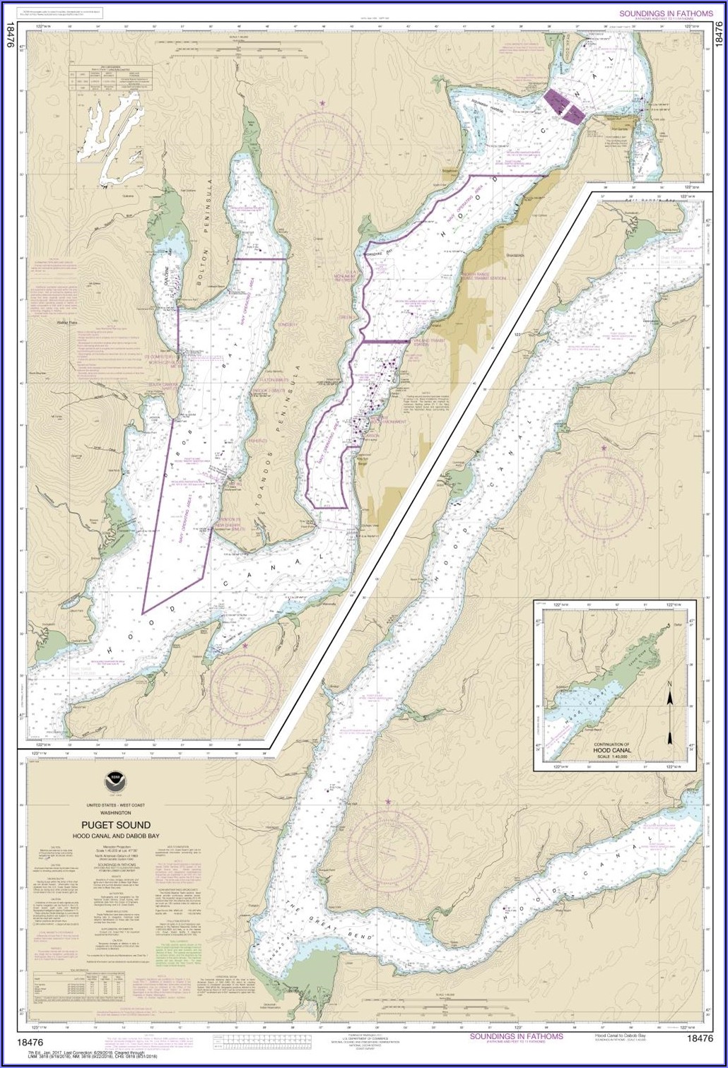 Puget Sound Marine Map